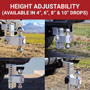 Gooseneck Hitch Insert Ball with Built-in Tongue Weight Gauge-5