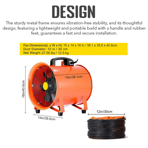 Portable Ventilator Blower Fan