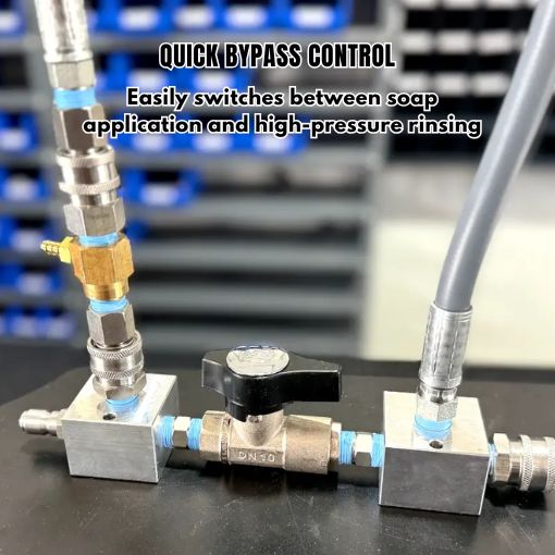 Pressure Washer Downstream Chemical Injector Bypass Kit