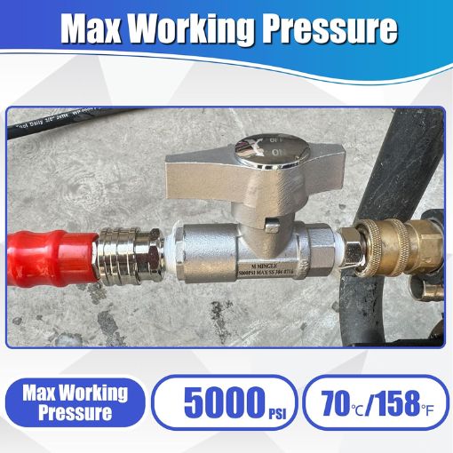 Quick Connect Pressure Washer Ball Valve