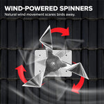 Reflective Spinning Bird Deterrent