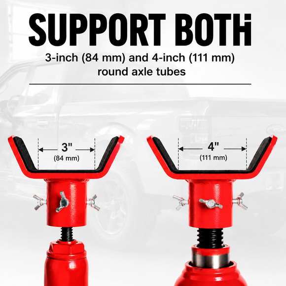 Adjustable Bottle Jack Adapter with Triple-Lock