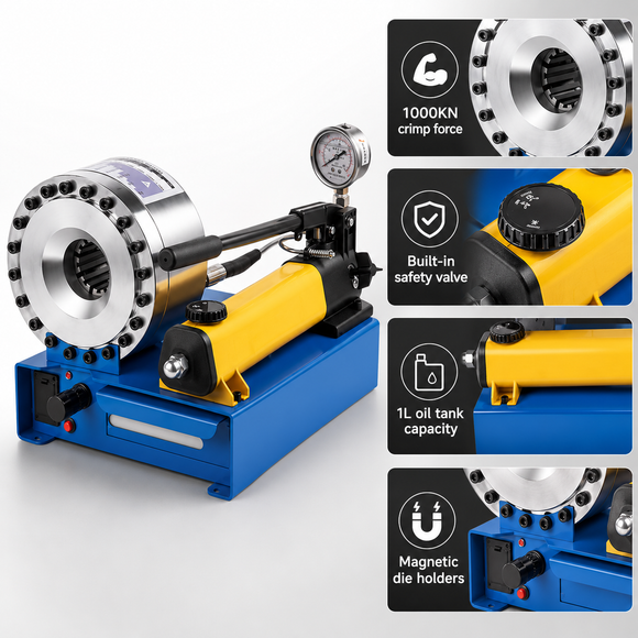Heavy Duty Hydraulic Hose Crimping Machine