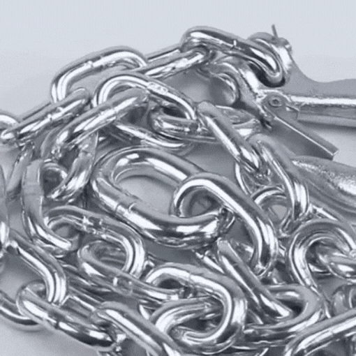 5th Wheel Safety Chain Plate with Shackles