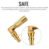 1/4" RV Propane Adapter For Grill