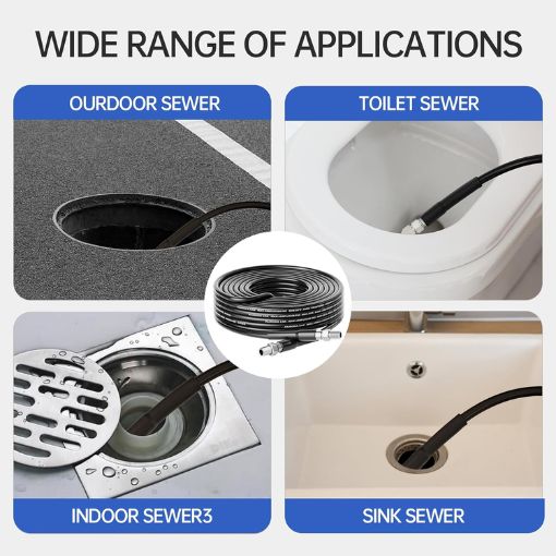 30 FT Pressure Washer Sewer Jetter Kit