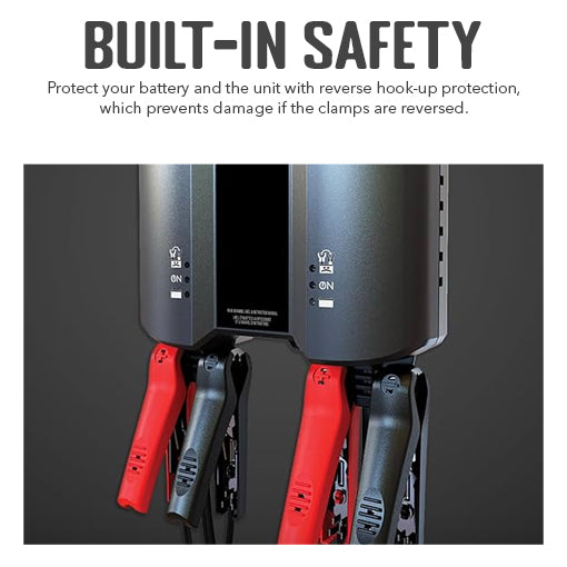 6V/12V Two-Bank Battery Charger and Maintainer