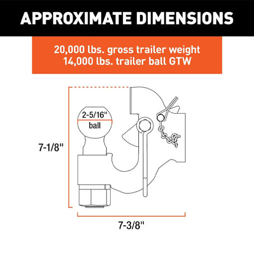 Ball and Pintle Hitch Hook Combination