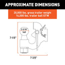 Ball and Pintle Hitch Hook Combination-6