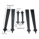 Decorative Magnetic Hardware Steel Doors-8