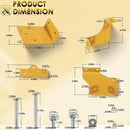Zero Turn Mower Hydro Transmission Brackets Kit-6