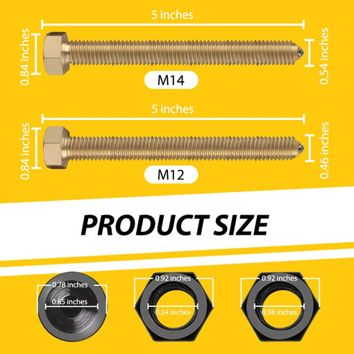 Impact Rated Hub Removal Bolt Kit