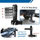 2-in-1 Drop/Rise Trailer Hitch Adapter-6