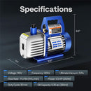 4 CFM Vacuum Pump & Manifold Gauge Kit-6
