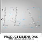 Hitch Mounted Ski & Snowboard Rack
