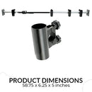 Truck Bed Adjustable Rod Rack Pole Holder-6