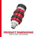 5-in-1 Universal Safety Exhaust Quick-Connect Coupler-6