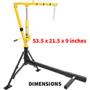 Hydraulic Receiver Hitch-mounted Crane-6