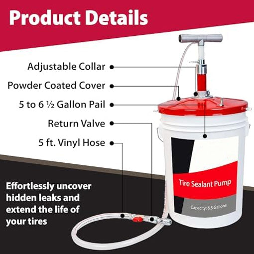 Heavy Duty Tire Sealant Pump