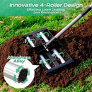 Lawn Leveling Rake with Aluminum Rollers-6
