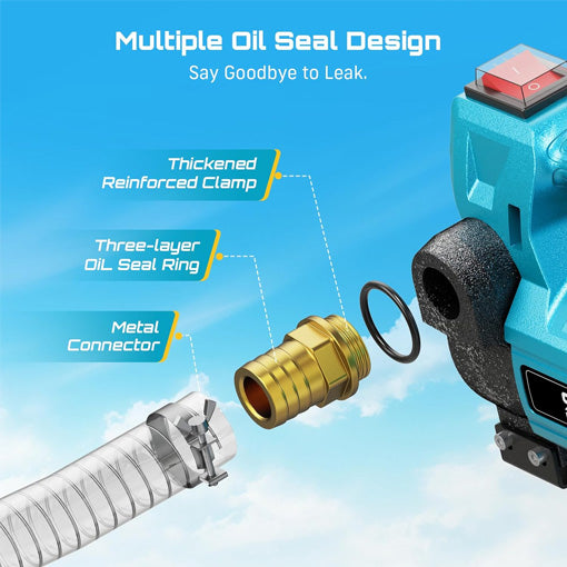 Tractor Cordless Diesel Fuel Transfer Pump Kit