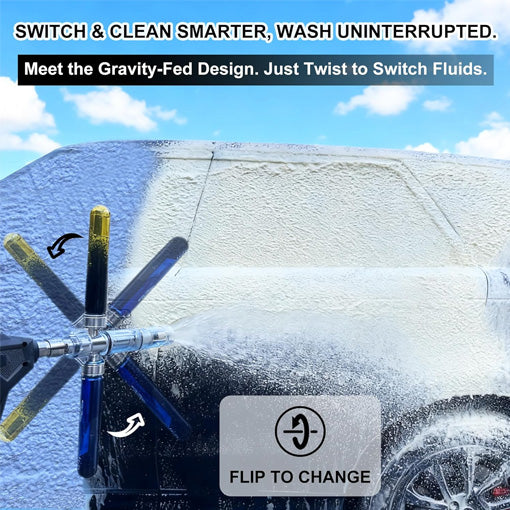 Pressure Washer Dual-Bottle Mini Soap Cannon