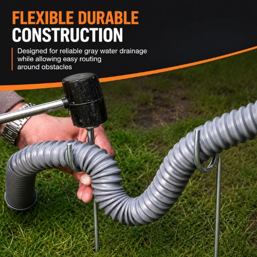 RV Collapsible Waste Pipe System Kit