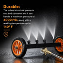Pressure Washer Undercarriage Cleaner Swivel Wheel-6