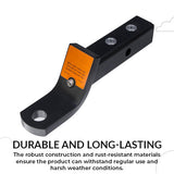 Anti-Rattle Silent Trailer Hitch Ball Mount