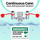 Faucet Eyewash Station Attachment