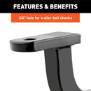 5-inch Rise Class 2 Trailer Hitch Ball Mount-6