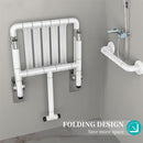 Folding Shower Seat w/ Safety Grab Bar-6