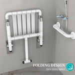 Folding Shower Seat w/ Safety Grab Bar