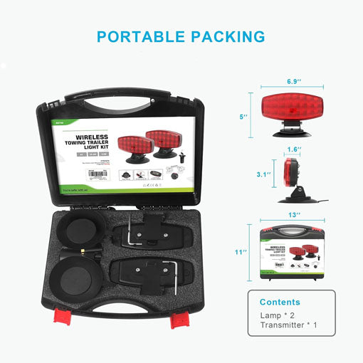 Wireless Magnetic Tow Light Kit
