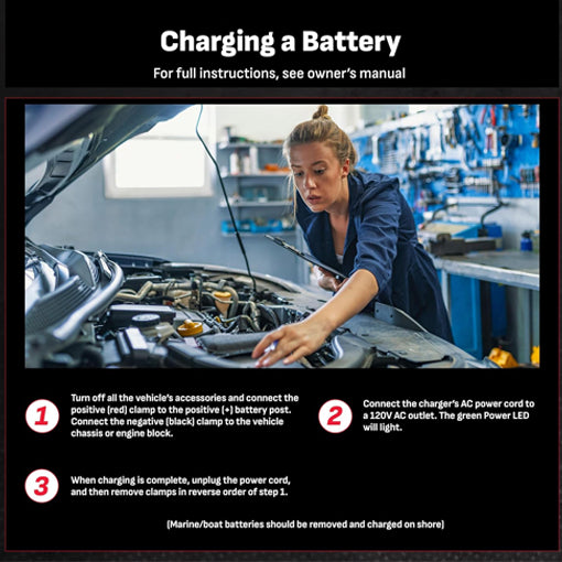 6V/12V Two-Bank Battery Charger and Maintainer