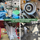 7/8" Shaft Vertical Pressure Washer Pump Replacement 3400 PSI-7