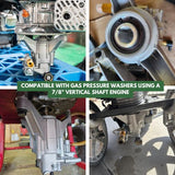 7/8" Shaft Vertical Pressure Washer Pump Replacement 3400 PSI