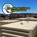 Tubular Skylight for 3.5" Ribbed Conex Shipping Containers-7