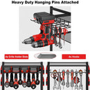 Power Tool Organizer Cart with 20A Power Strip-7