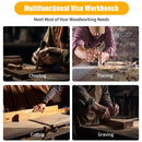 Hard Wood Workbench Desktop Woodworking Vise-7