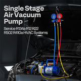 4 CFM Vacuum Pump & Manifold Gauge Kit