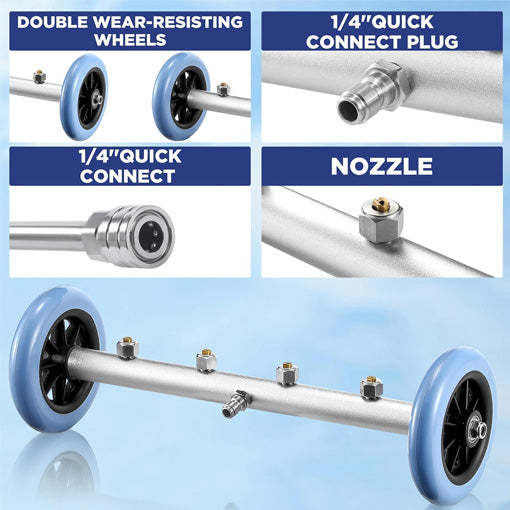 Pressure Washer Dual-Function Undercarriage Cleaner