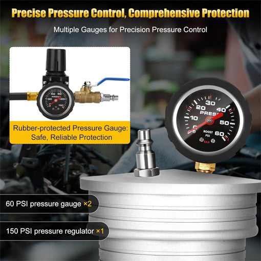 Heavy Duty Turbo Boost Leak Tester (for Class 7 & 8 Trucks)