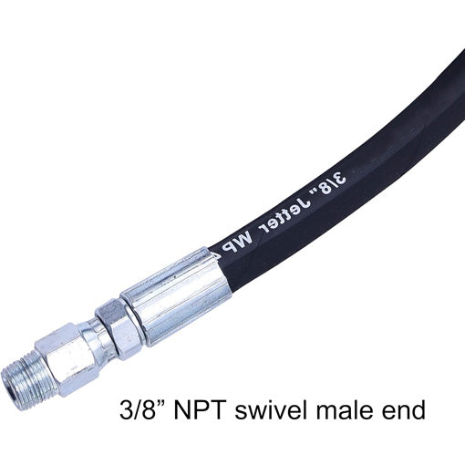 Pressure Washer Whip Hose with Swivel