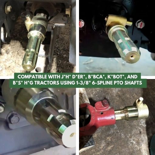 Quick Connect Tractor PTO Extender