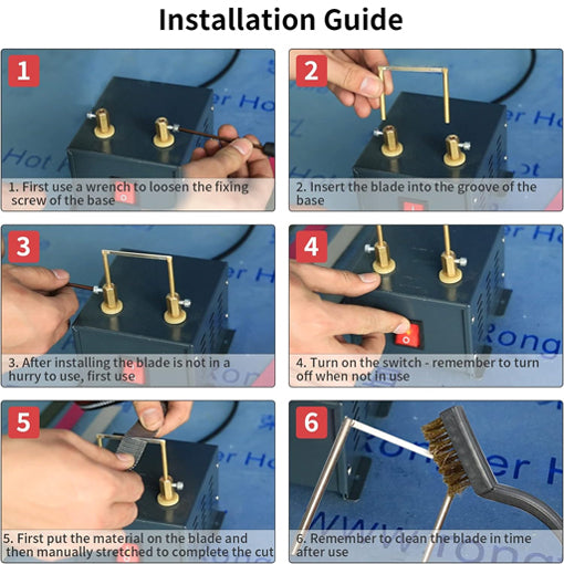 Thermal Blade Electric Rope Cutter