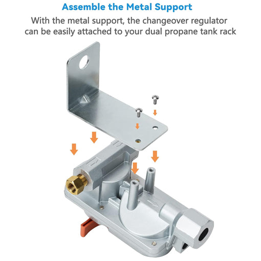 2-Stage Auto Changeover Propane Regulator