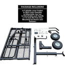 2-in-1 Hitch Cargo Carrier & Hand Push Cart-8