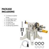 7/8" Shaft Vertical Pressure Washer Pump Replacement 3400 PSI