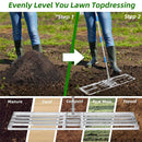 Adjustable Lawn Leveling Rake-7